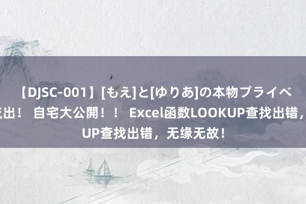 【DJSC-001】[もえ]と[ゆりあ]の本物プライベート映像流出！ 自宅大公開！！ Excel函数LOOKUP查找出错，无缘无故！