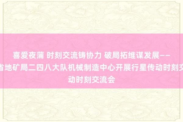 喜爱夜蒲 时刻交流铸协力 破局拓维谋发展——山东省地矿局二四八大队机械制造中心开展行星传动时刻交流会